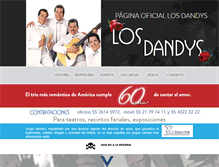 Tablet Screenshot of losdandys.com.mx